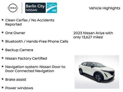 2023 Nissan ARIYA VENTURE+