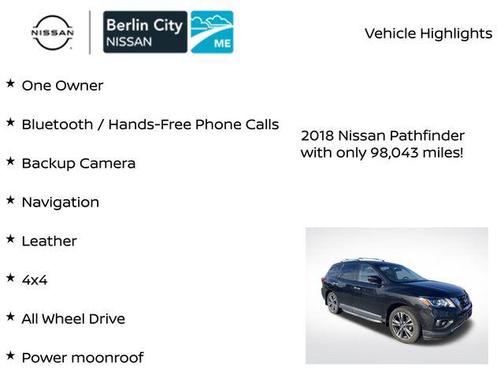 2018 Nissan Pathfinder Platinum