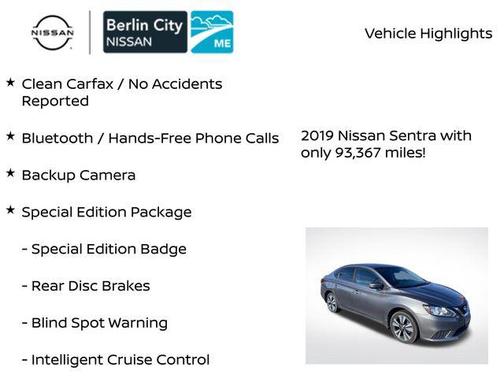 2019 Nissan Sentra SV