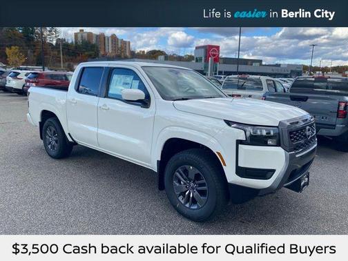 Glacier White 2026 Nissan Frontier SV