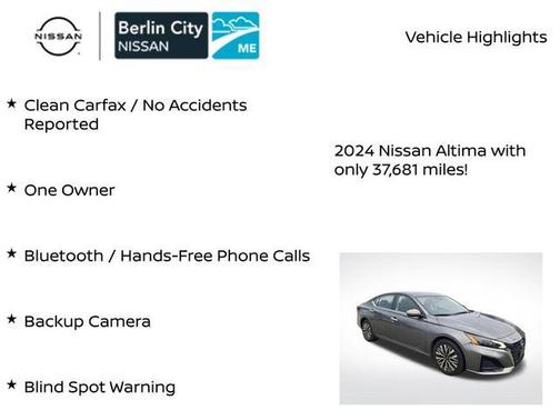 2024 Nissan Altima 2.5 SV