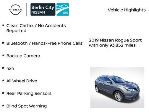 2019 Nissan Rogue Sport SV