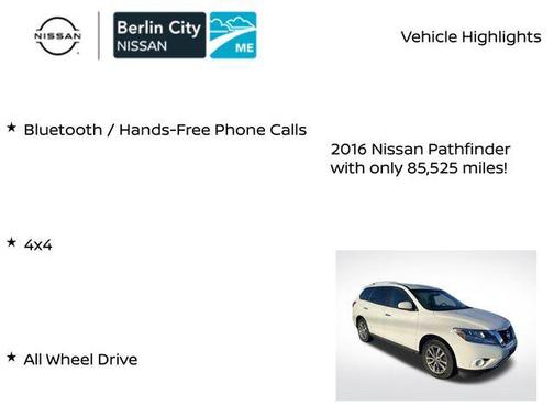 2016 Nissan Pathfinder S