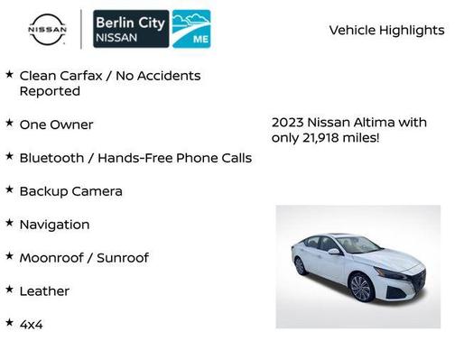 2023 Nissan Altima 2.5 SL