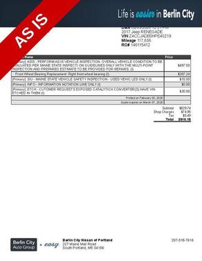 2017 Jeep Renegade Limited