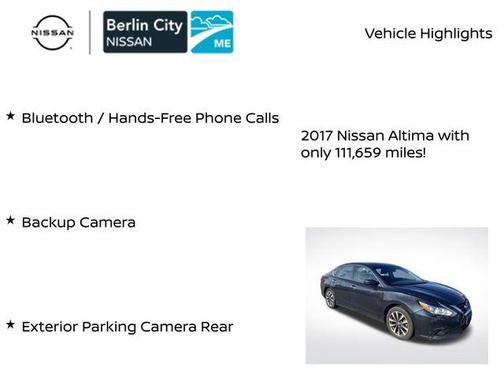 2017 Nissan Altima 2.5 SV