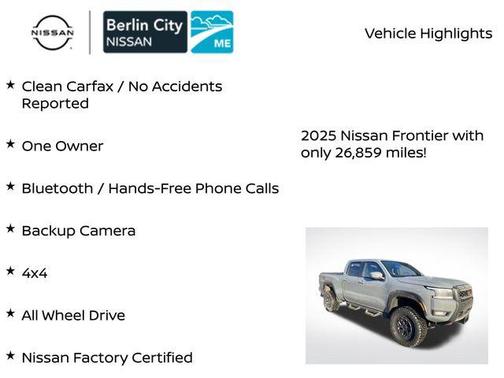 2025 Nissan Frontier PRO-4X