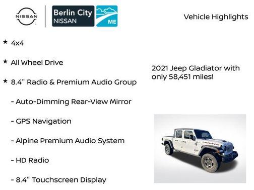 2021 Jeep Gladiator Mojave 4X4