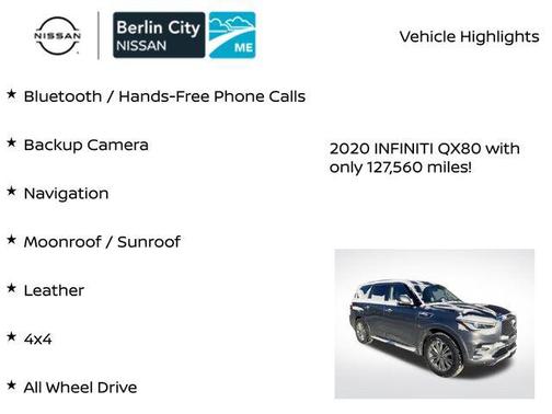 2020 INFINITI QX80 Luxe