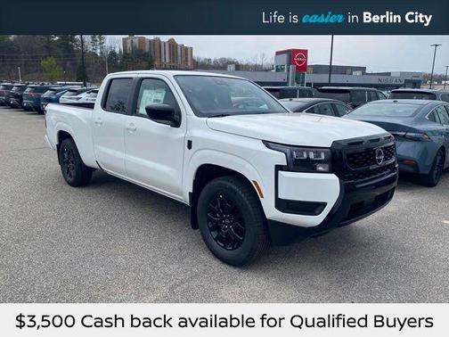 Glacier White 2026 Nissan Frontier SV