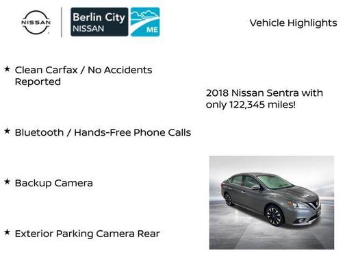 2018 Nissan Sentra SR