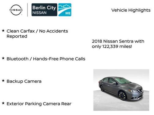 2018 Nissan Sentra SR