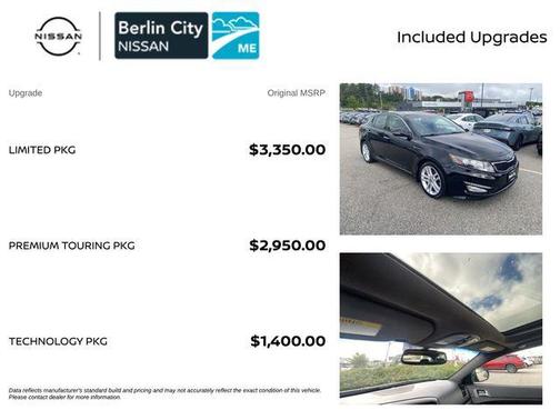 Ebony Black 2013 Kia Optima SX