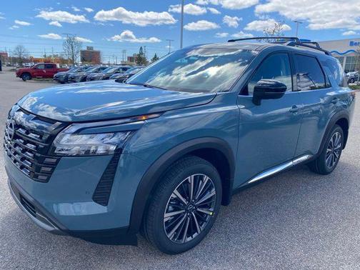 Baltic Teal 2026 Nissan Pathfinder Platinum