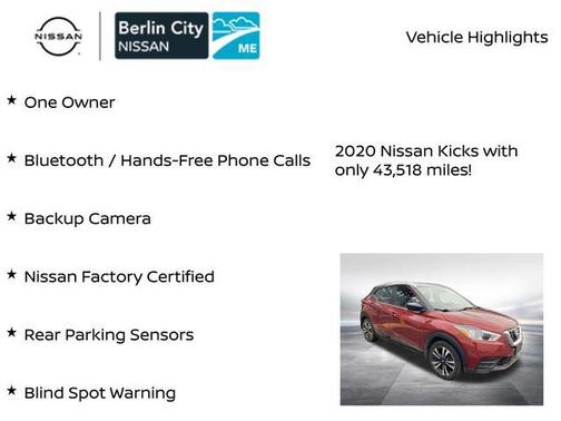 2020 Nissan Kicks SV