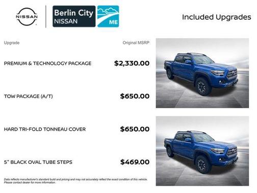 Blazing Blue Pearl 2017 Toyota Tacoma TRD Off Road