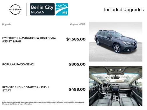 2018 Subaru Outback 3.6R Limited