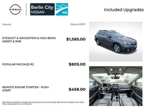 2018 Subaru Outback 3.6R Limited