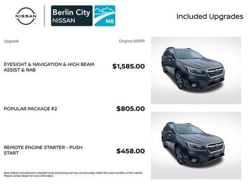 2018 Subaru Outback 3.6R Limited