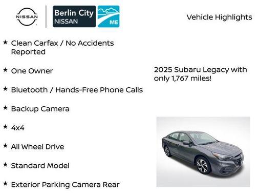 2025 Subaru Legacy Premium