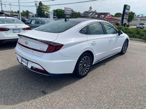 Serenity White 2023 Hyundai SONATA Hybrid Limited