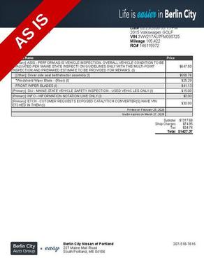 2015 Volkswagen Golf Auto TSI SE