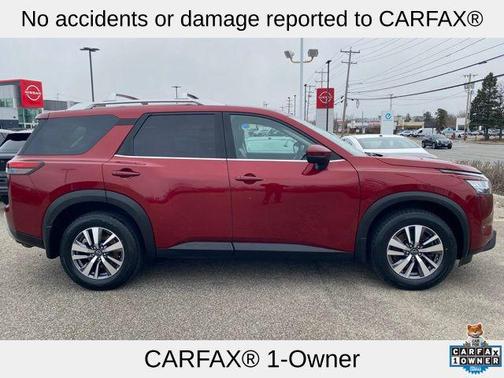Scarlet Ember Tintcoat 2023 Nissan Pathfinder SL 4WD