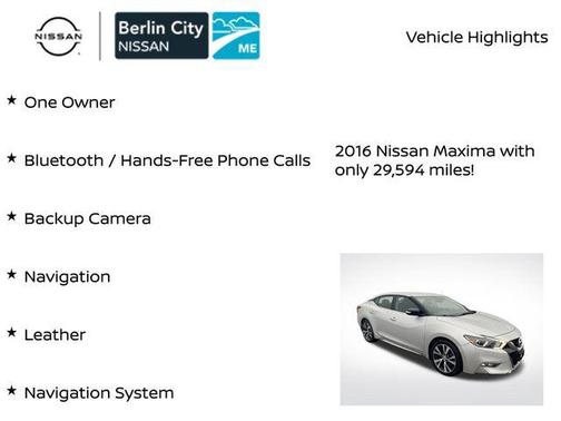 2016 Nissan Maxima 3.5 SV