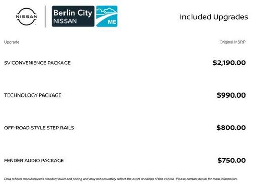 2023 Nissan Frontier SV