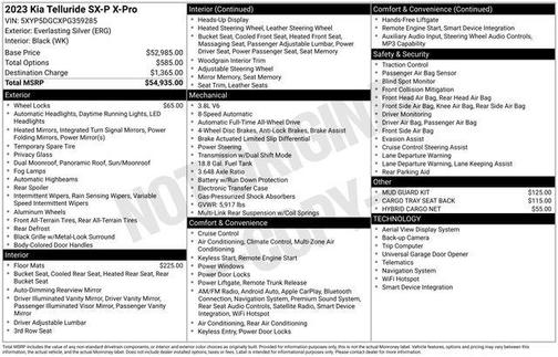 Everlasting Silver 2023 Kia Telluride SX Prestige X-Pro