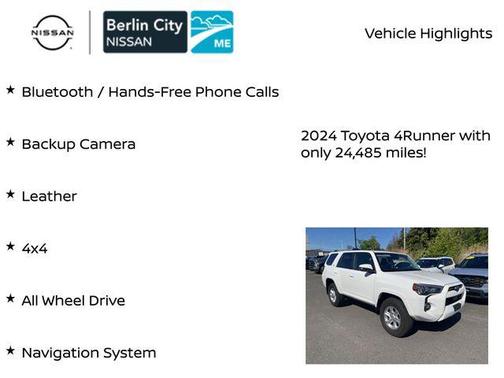 Ice Cap 2024 Toyota 4Runner SR5 Premium