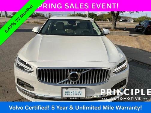 Crystal White Metallic 2025 Volvo S90 B6 Ultra