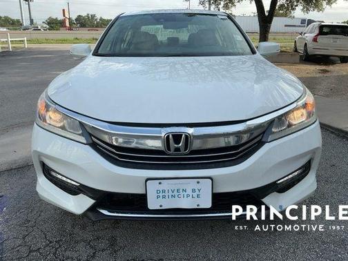 White Orchid Pearl 2017 Honda Accord EX-L