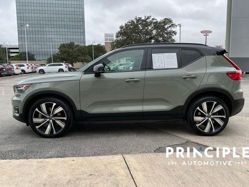 Sage Green 2021 Volvo XC40 Recharge Pure Electric P8