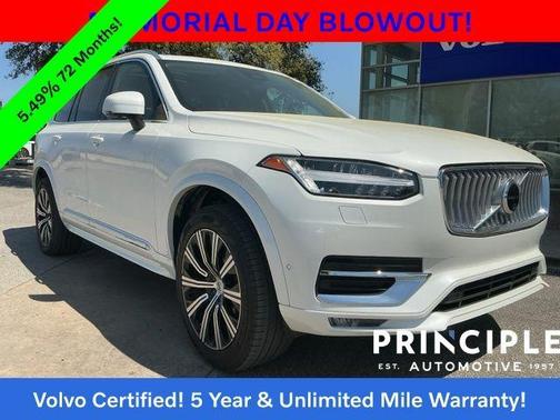 Crystal White Metallic 2025 Volvo XC90 B5 Plus