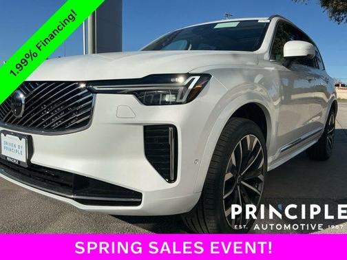 Crystal White Pearl 2026 Volvo XC90 B6 Ultra 7-Seater