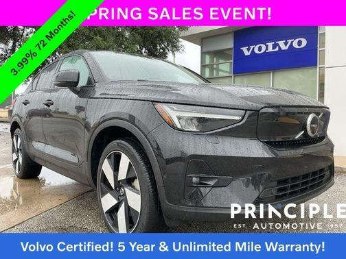 Onyx Black Metallic 2023 Volvo C40 Recharge Pure Electric Twin Ultimate