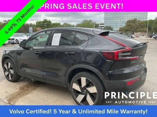 Onyx Black Metallic 2023 Volvo C40 Recharge Pure Electric Twin Ultimate