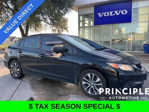 Crystal Black Pearl 2015 Honda Civic EX