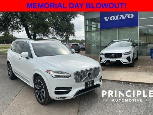 Crystal White Pearl Metallic 2019 Volvo XC90 T6 Inscription