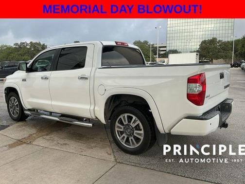 Super White 2019 Toyota Tundra Platinum