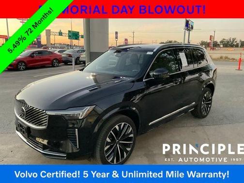 Onyx Black Metallic 2025 Volvo XC90 B5 Plus