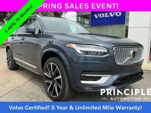 Denim Blue Metallic 2024 Volvo XC90 B5 Plus Bright Theme