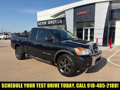 Magnetic Black 2015 Nissan Titan SV