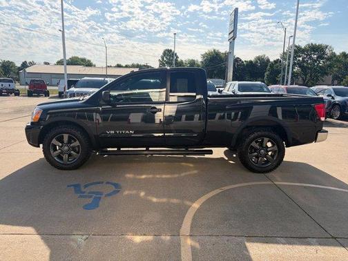 Magnetic Black 2015 Nissan Titan SV