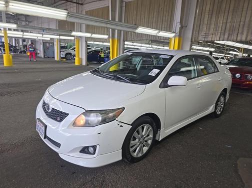 Super White 2010 Toyota Corolla S
