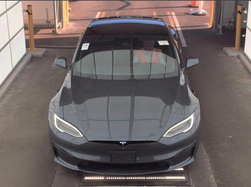 Midnight Silver Metallic 2021 Tesla Model S Plaid