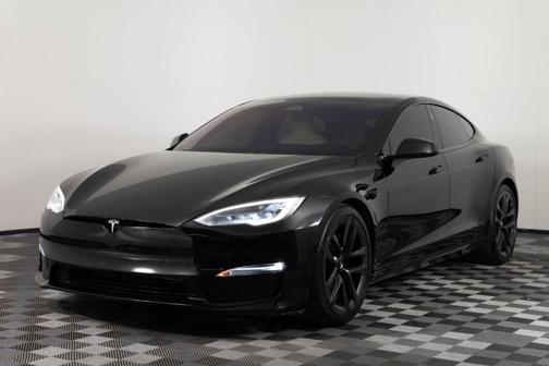 Black 2021 Tesla Model S Plaid
