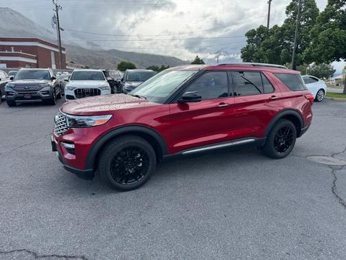 Rapid Red Metallic Tinted Clearcoat 2021 Ford Explorer Platinum
