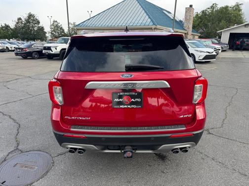 Rapid Red Metallic Tinted Clearcoat 2021 Ford Explorer Platinum